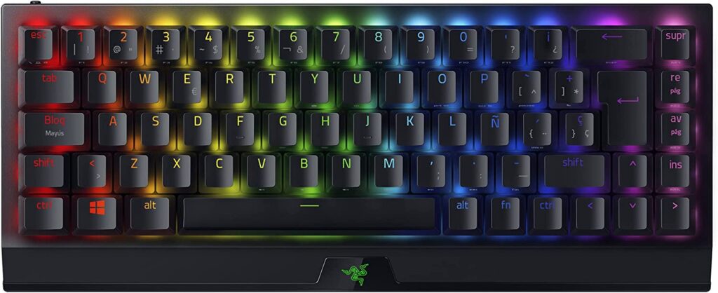 Razer BlackWidow V3 Mini HyperSpeed.  Uno de los mejores teclados mecánicos 65%