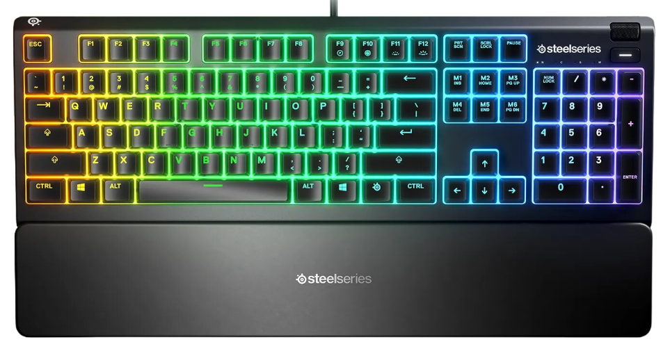 SteelSeries Apex 3 con reposamuñecas